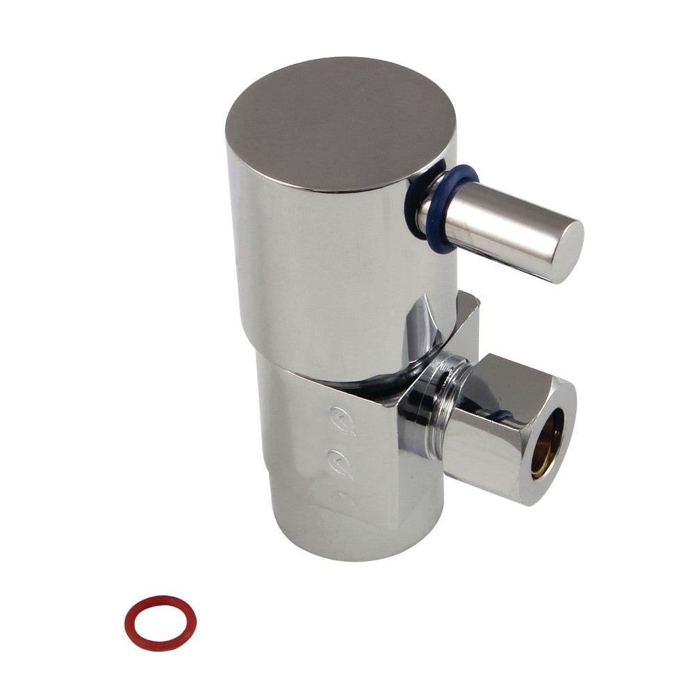 Kingston Brass Concord 1/2&quot;IPS x 3/8&quot;O.D. Anti-Seize Deluxe Quarter Turn Ceramic Hardisc Cartridge Angle Stop