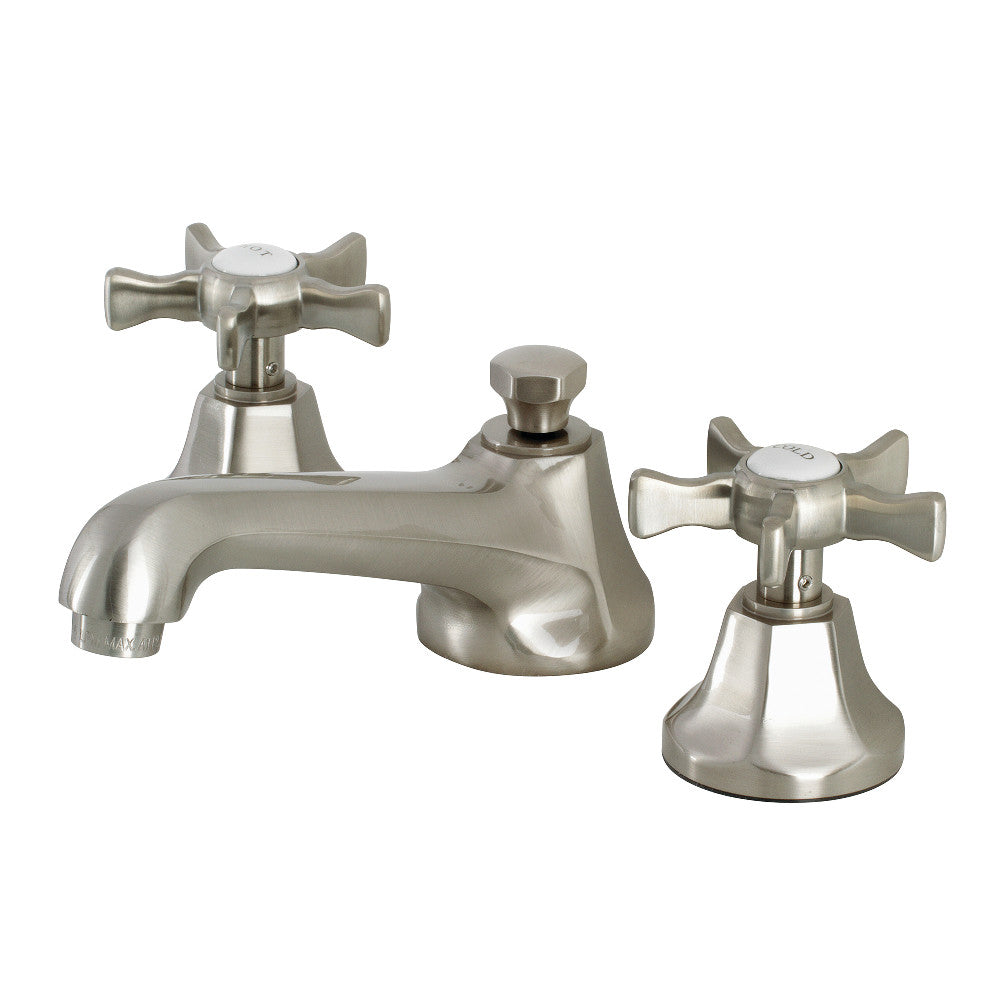 Kingston Brass KS4468NX Hamilton Widespread Bathroom Faucet with Brass Pop-Up
