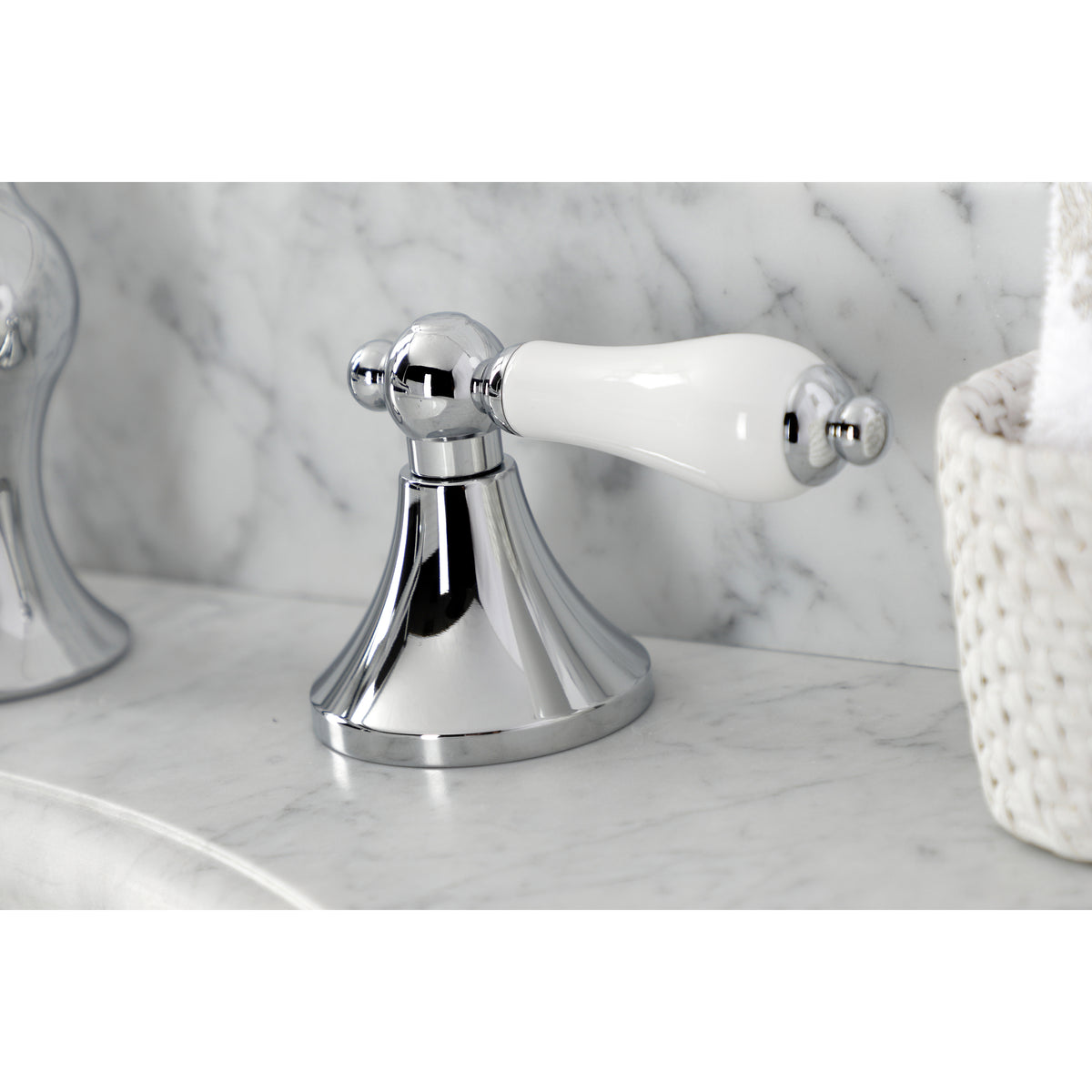 Kingston Brass KC7063PL Vintage 8 in. Widespread Bathroom Faucet