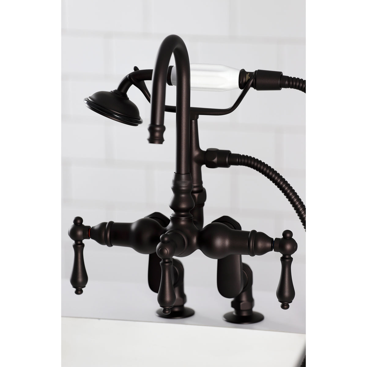 Vintage Clawfoot Tub Faucet with Hand Shower