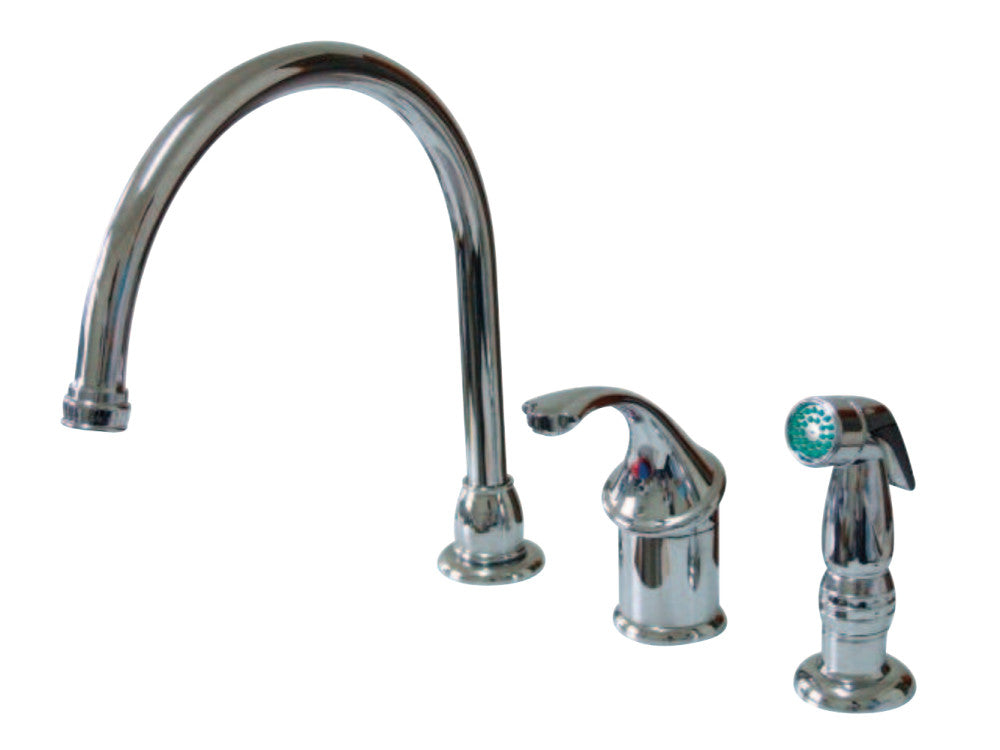 Kingston Brass KB3818GLSP Widespread Kitchen Faucet