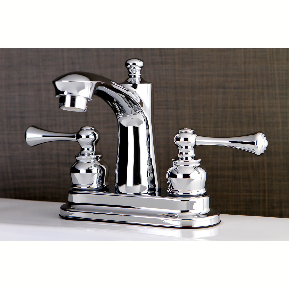 Kingston Brass FB7628BL 4 in. Centerset Bathroom Faucet