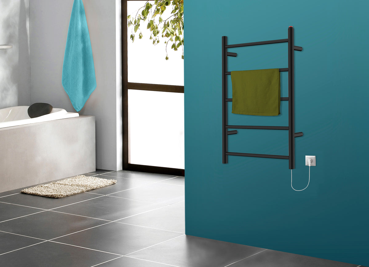 Kingston Brass Templeton Freestanding/Wall Mount Hardwired or Plug-In Towel Warmer