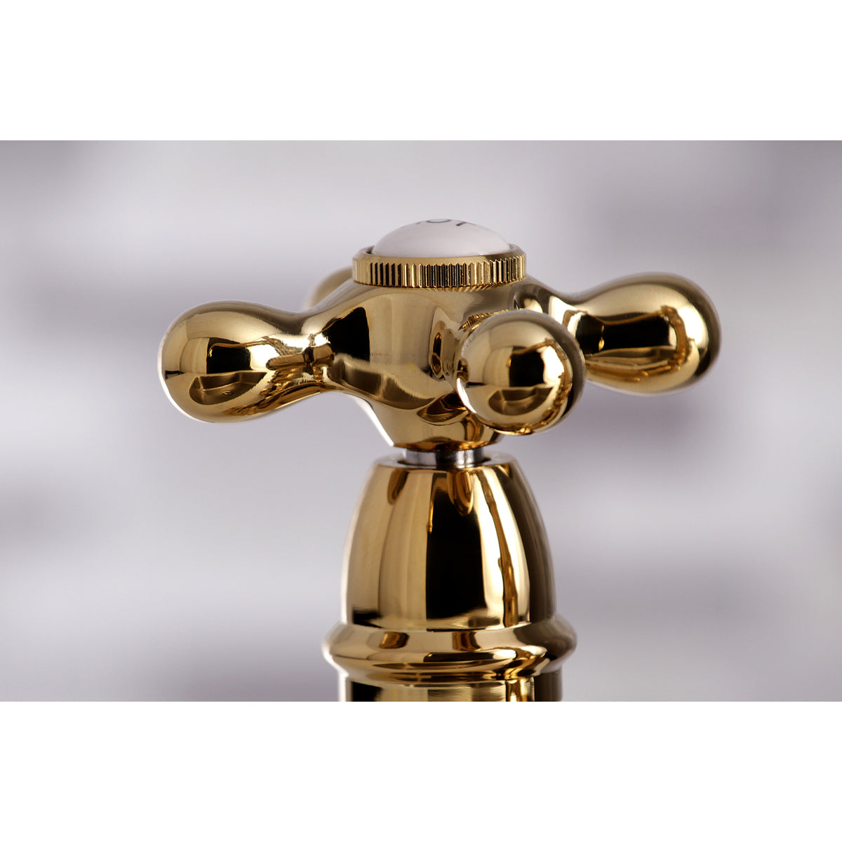 Kingston Brass KS3276AXBS Restoration 8&quot; Bridge Kitchen Faucet with Sprayer