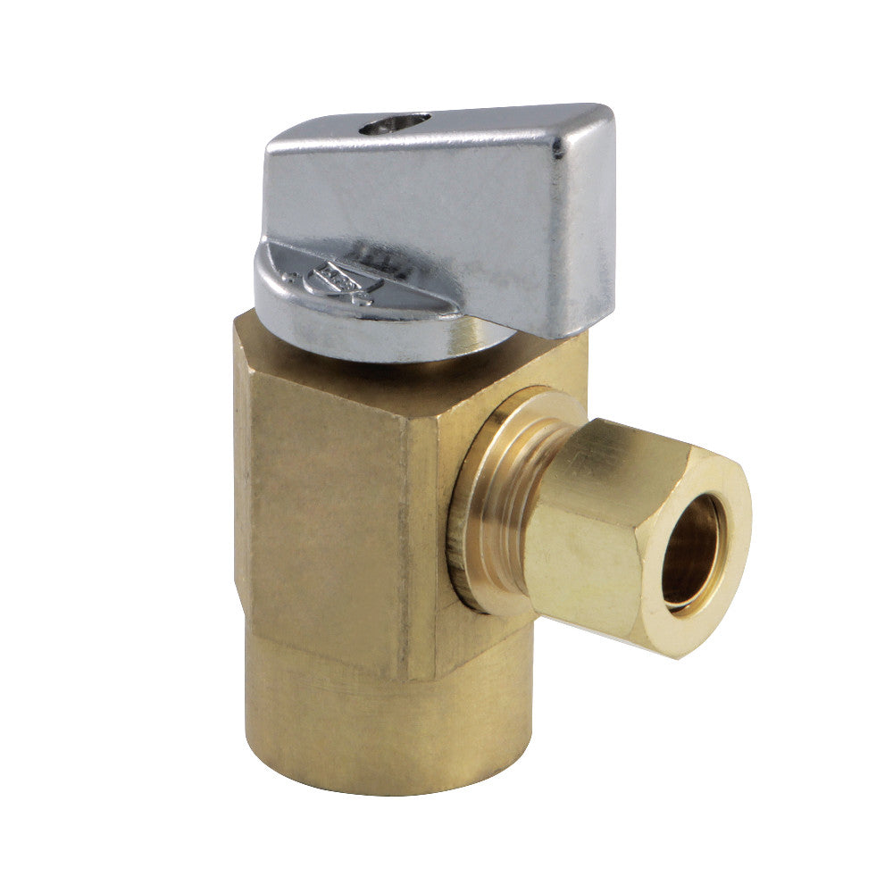 Kingston Brass 1/2&quot; FIP X 3/8&quot; OD Comp Angle Stop Valve