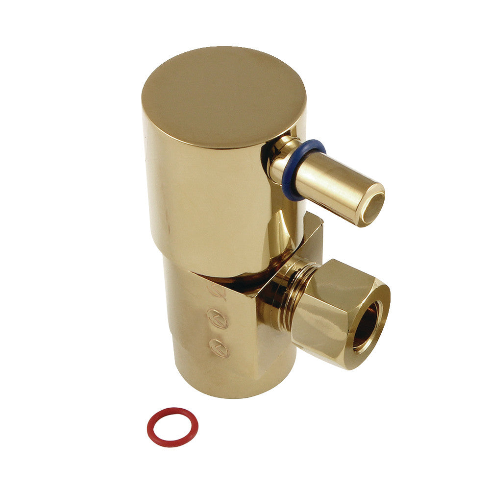 Kingston Brass Concord 1/2&quot;IPS x 3/8&quot;O.D. Anti-Seize Deluxe Quarter Turn Ceramic Hardisc Cartridge Angle Stop