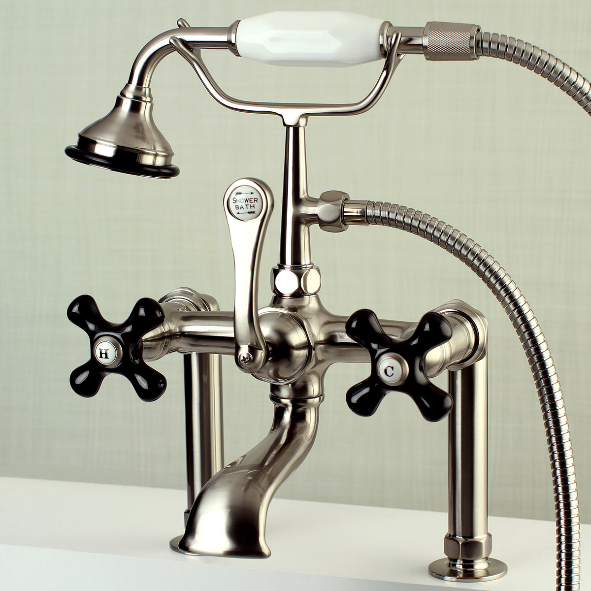 Aqua Vintage Duchess Deck Mount Clawfoot Tub Faucet