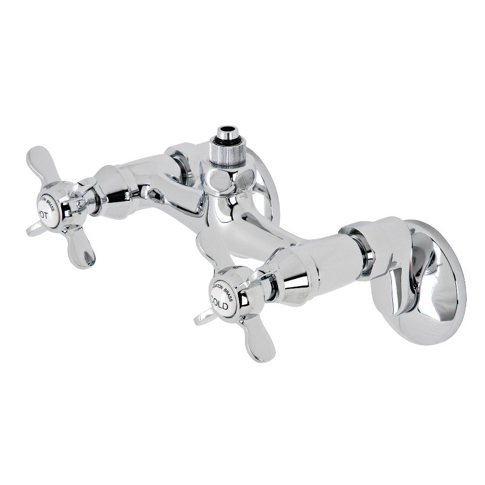 Kingston Brass Essex Wall Mount Tub Faucet Body with Riser Adapter