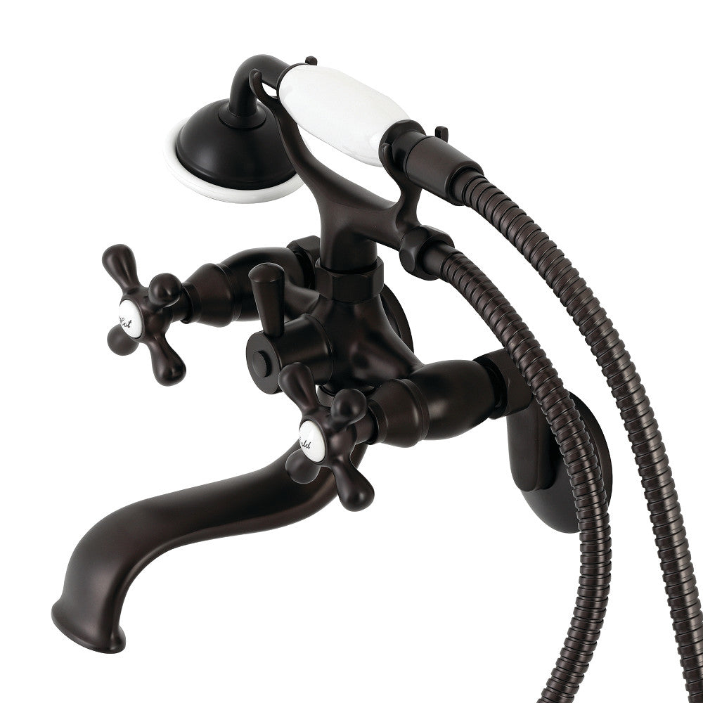 Kingston Wall Mount Tub Faucet with Hand Shower