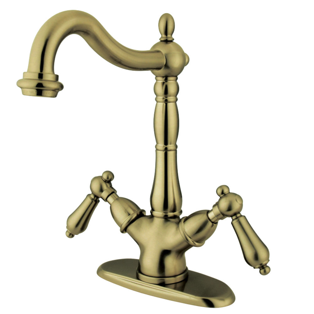 Kingston Brass KS1495AL Heritage 2-Handle Vessel Sink Faucet