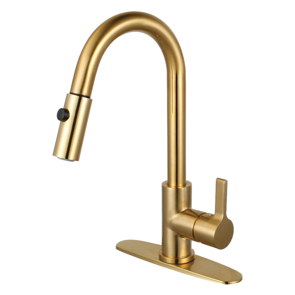 Gourmetier LS8783CTL Continental Single-Handle Pull-Down Kitchen Faucet