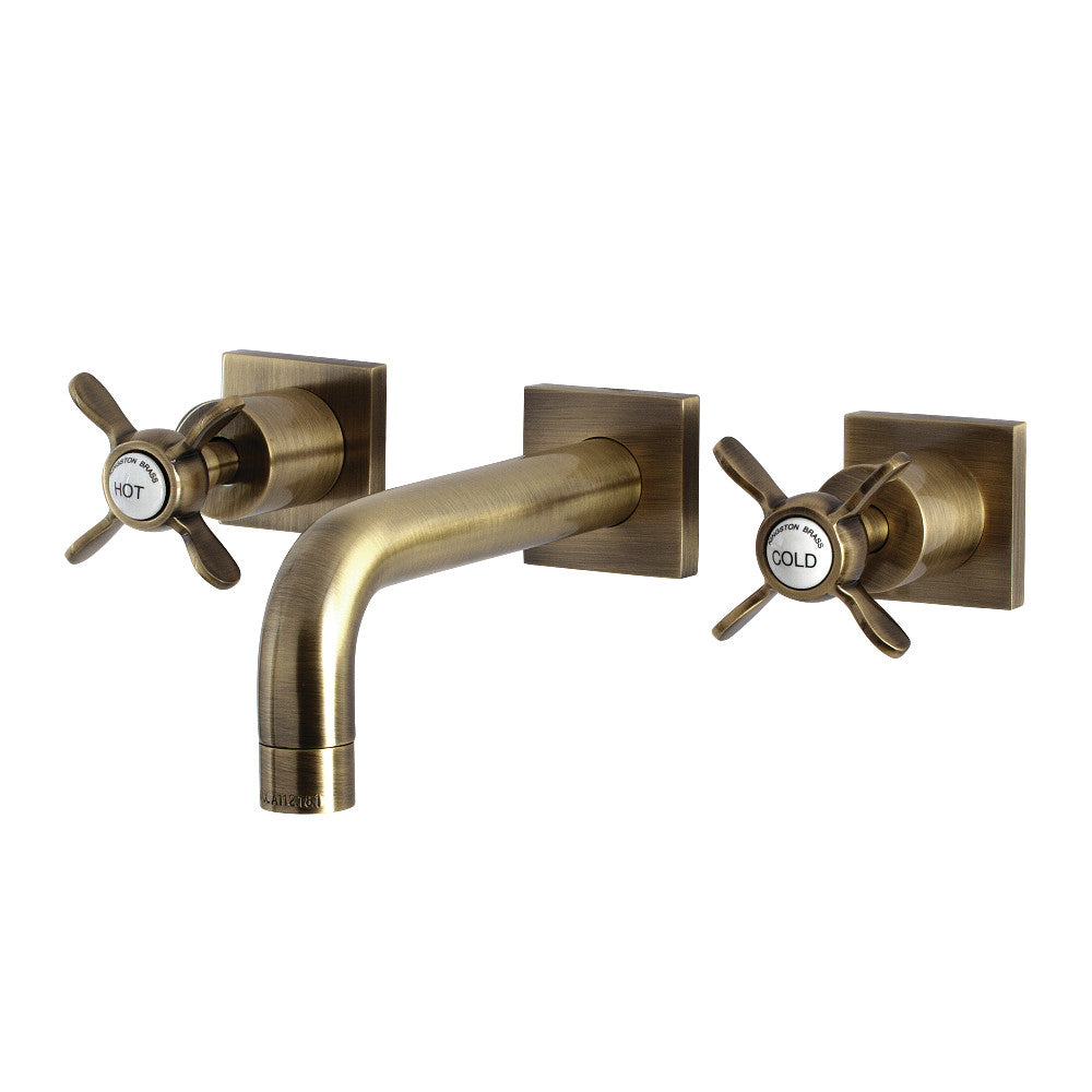 Kingston Brass KS6125BEX Essex Two-Handle Wall Mount Bathroom Faucet