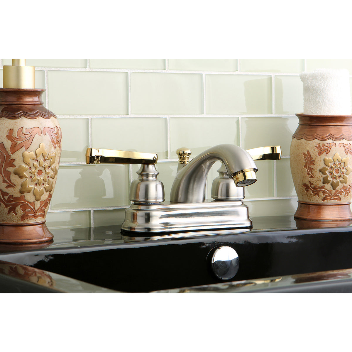 Kingston Brass KB5609FL 4 in. Centerset Bathroom Faucet