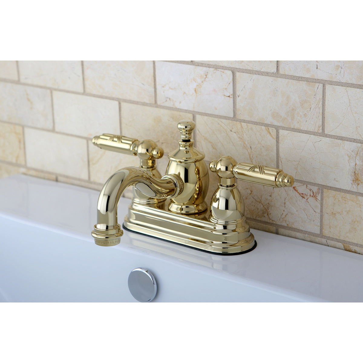 Kingston Brass KS7108GL 4 in. Centerset Bathroom Faucet