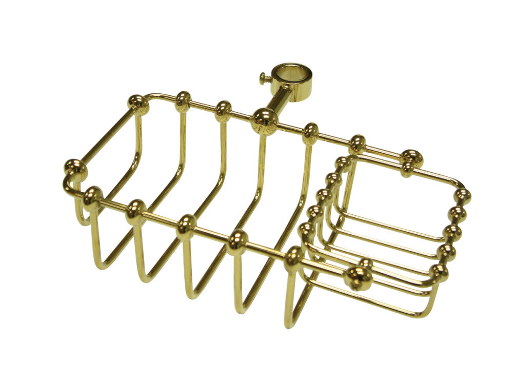 Kingston Brass 7&quot; Riser Mount Soap Basket