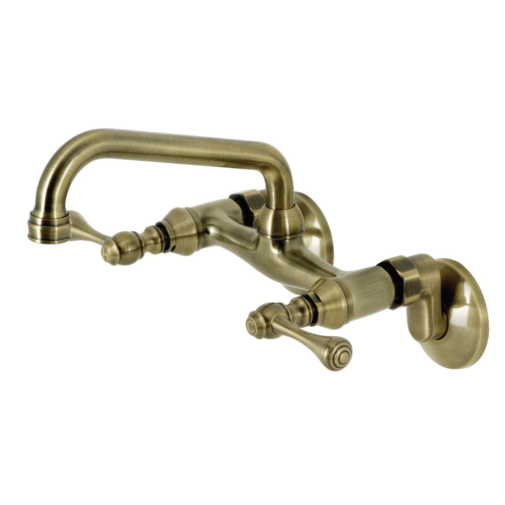 Kingston Brass KS313SB Kingston Two Handle Wall Mount Kitchen Faucet