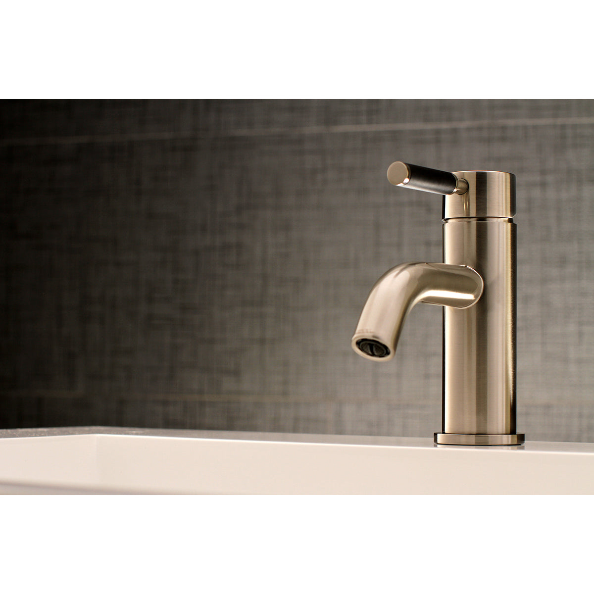 Fauceture LS8229DKL Kaiser Single-Handle Bathroom Faucet with Push Pop-Up