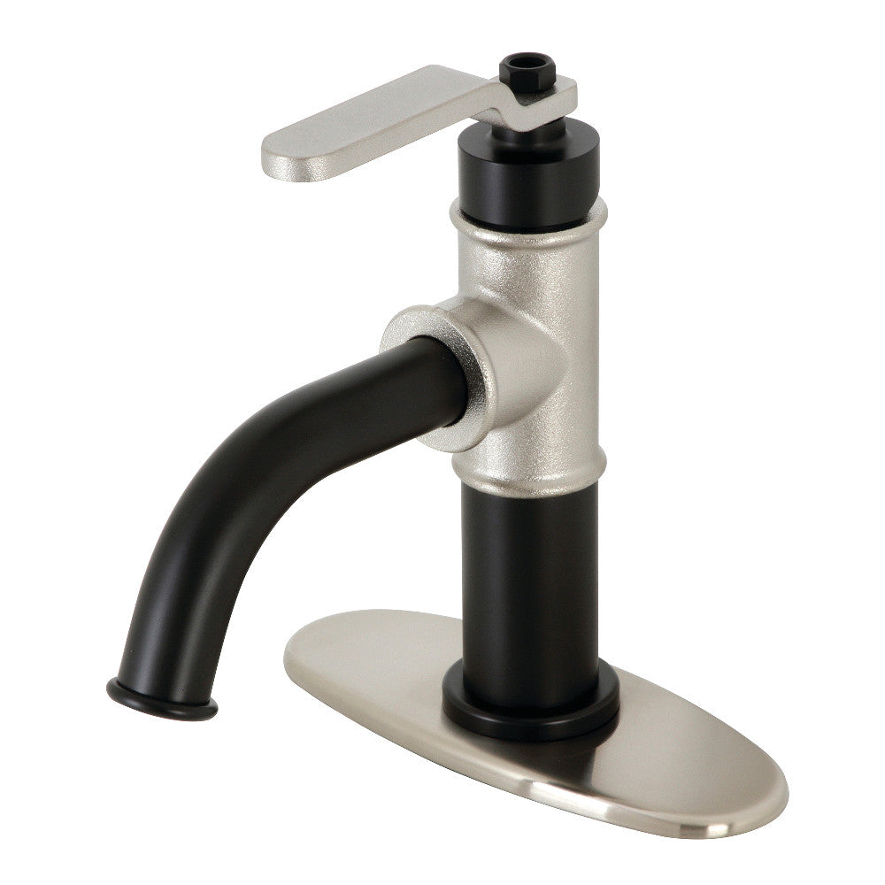 Kingston Brass KSD2828KL Whitaker Single-Handle Bathroom Faucet with Push Pop-Up