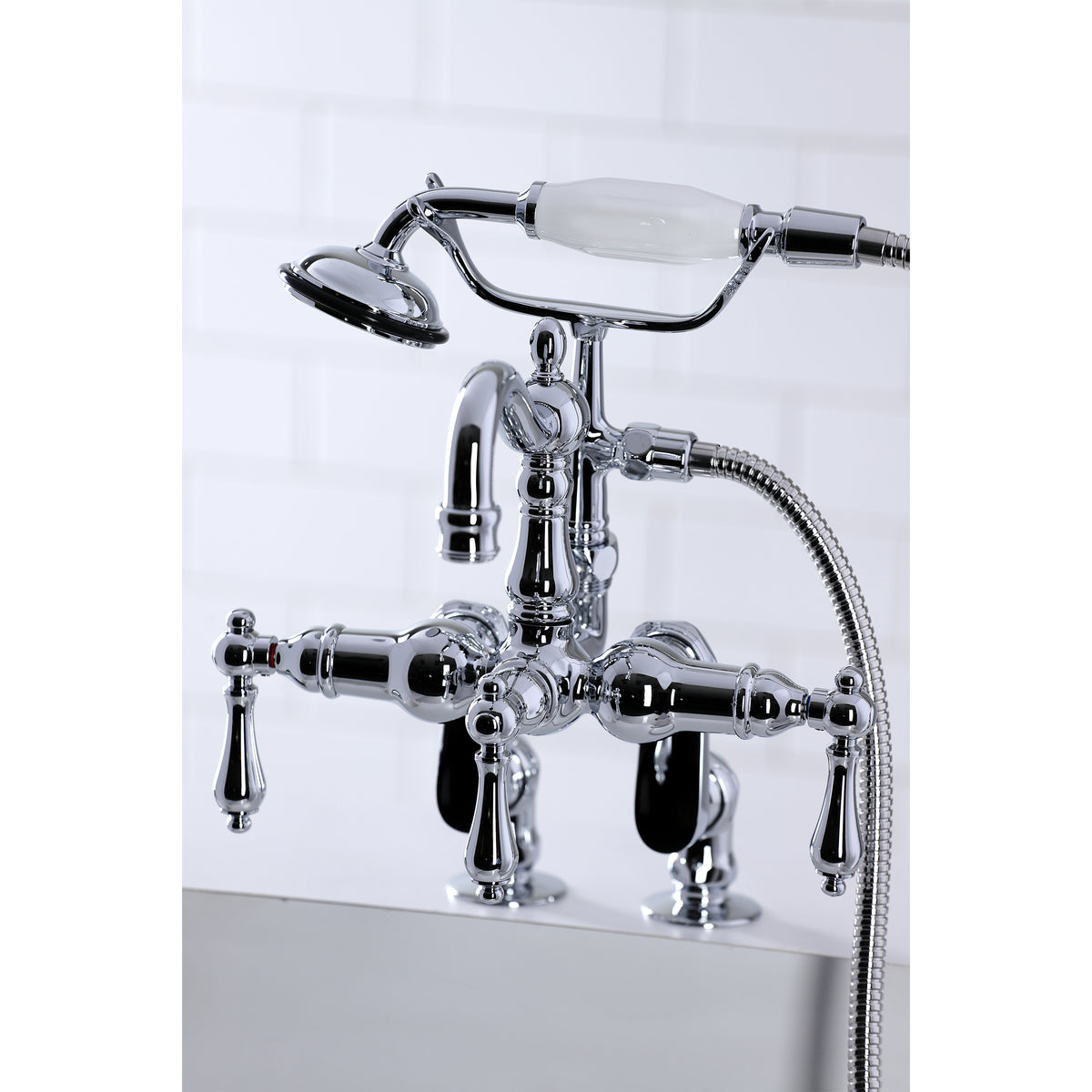 Vintage Clawfoot Tub Faucet with Hand Shower