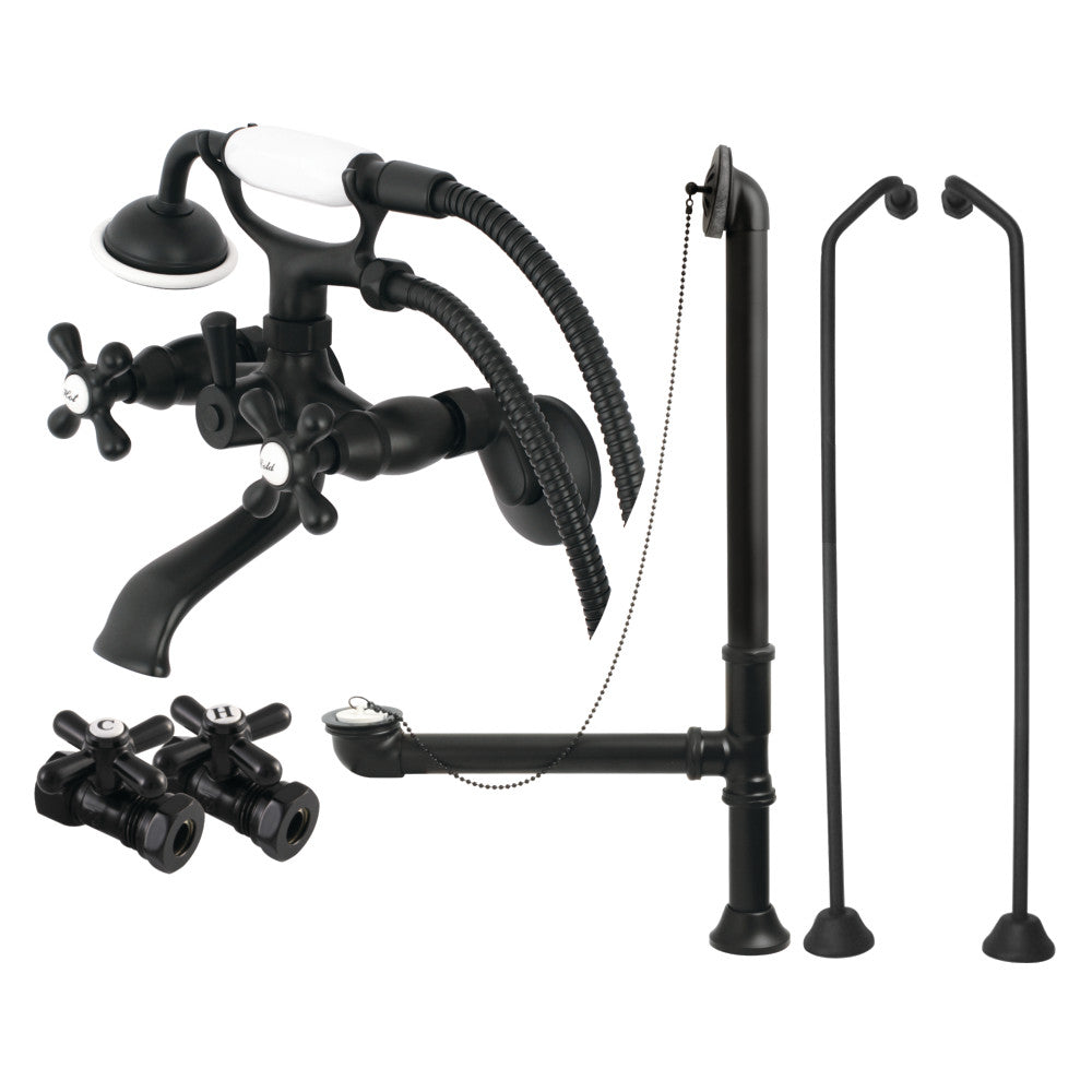 Vintage Wall Mount Clawfoot Faucet Package