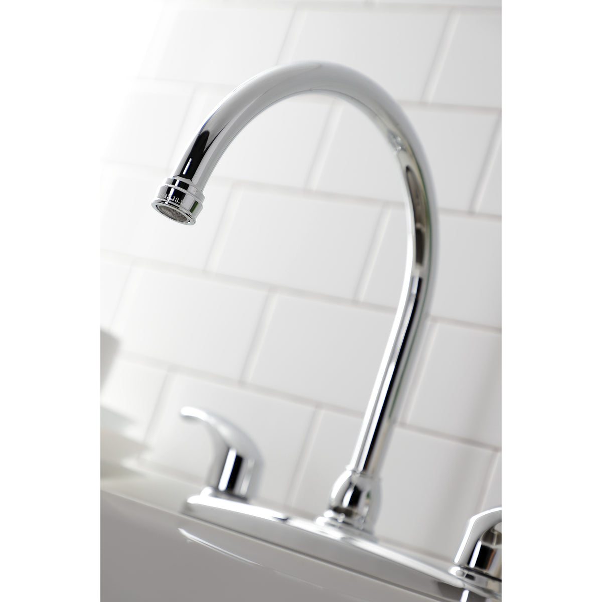 Kingston Brass KB6791LLLS 8-Inch Centerset Kitchen Faucet