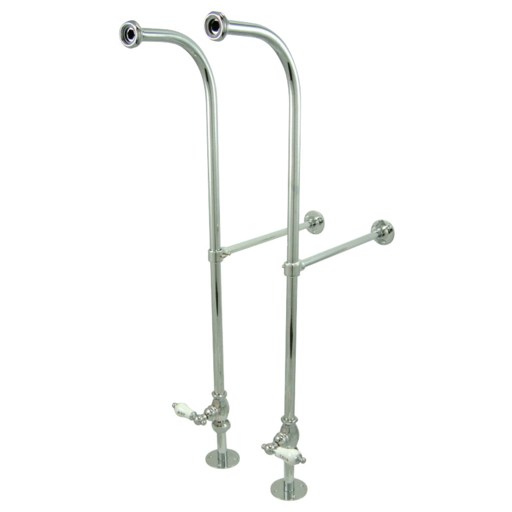 Kingston Brass Rigid Freestand Supplies with Stops