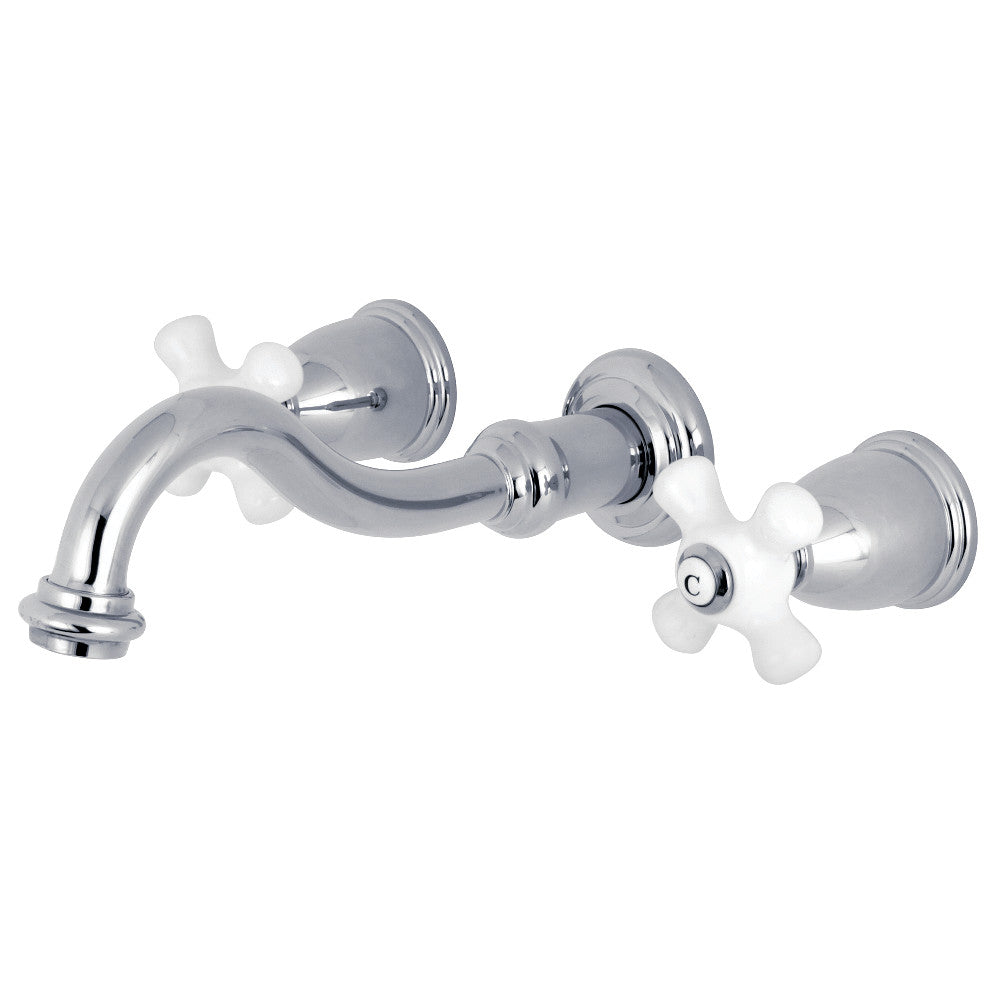 Restoration Two-Handle Wall Mount Tub Faucet