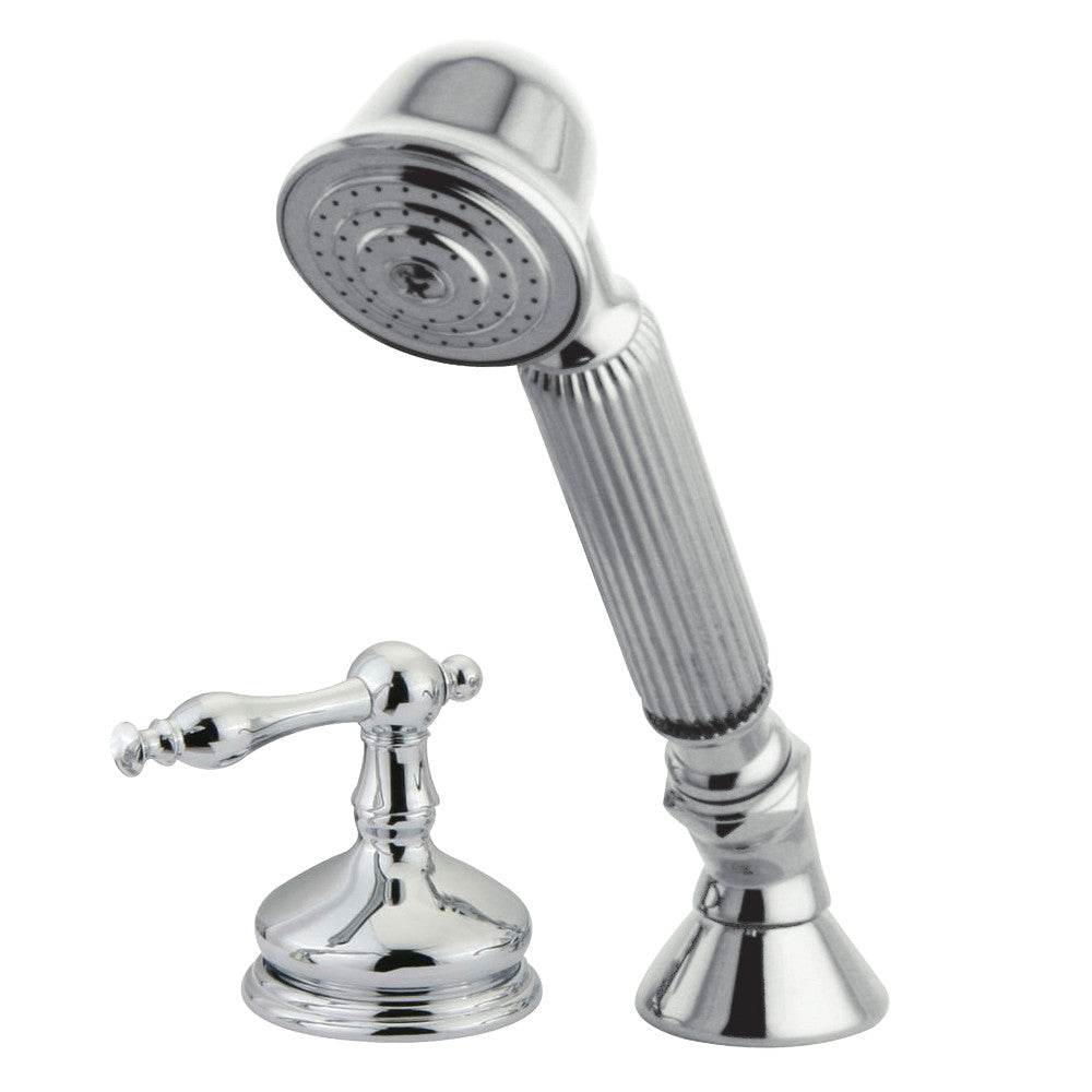 Kingston Brass Deck Mount Hand Shower with Diverter for Roman Tub Faucet