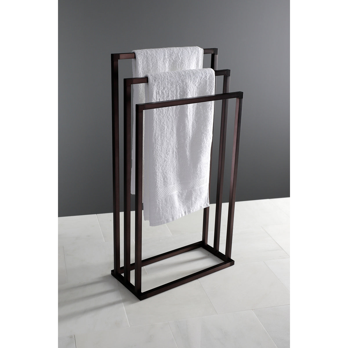 Kingston Brass Edenscape 3-Tier Pedestal Towel Rack