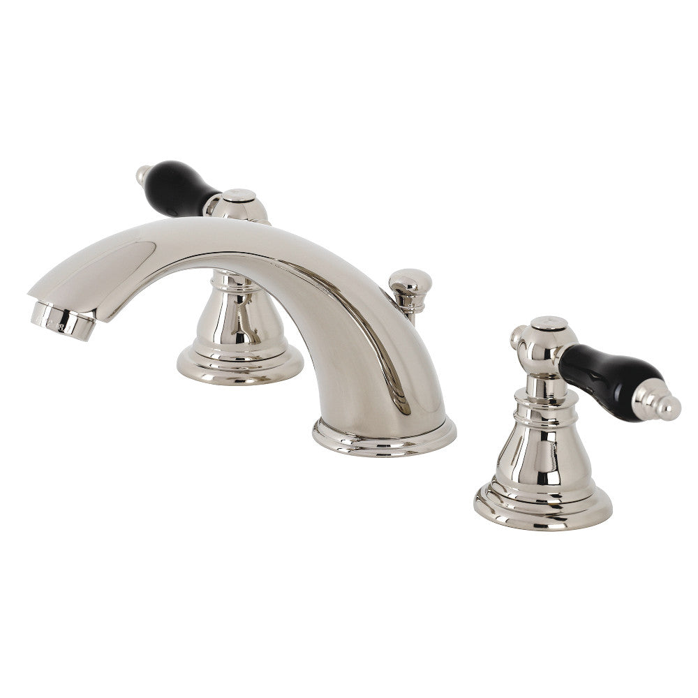 Kingston Brass KB963AKL Duchess Widespread Bathroom Faucet with Plastic Pop-Up