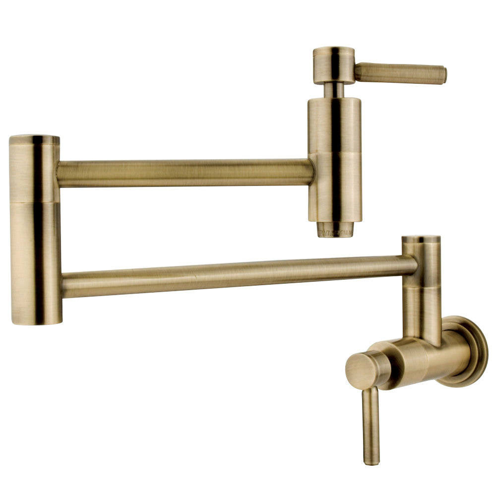 Kingston Brass KS8107DL Concord Wall Mount Pot Filler Kitchen Faucet