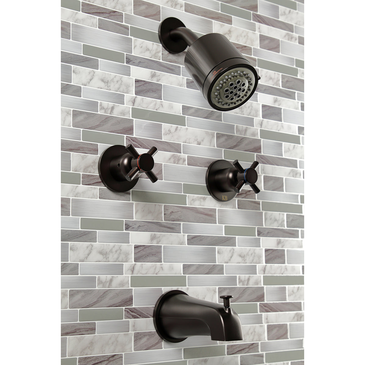 Concord Two-Handle Tub and Shower Faucet