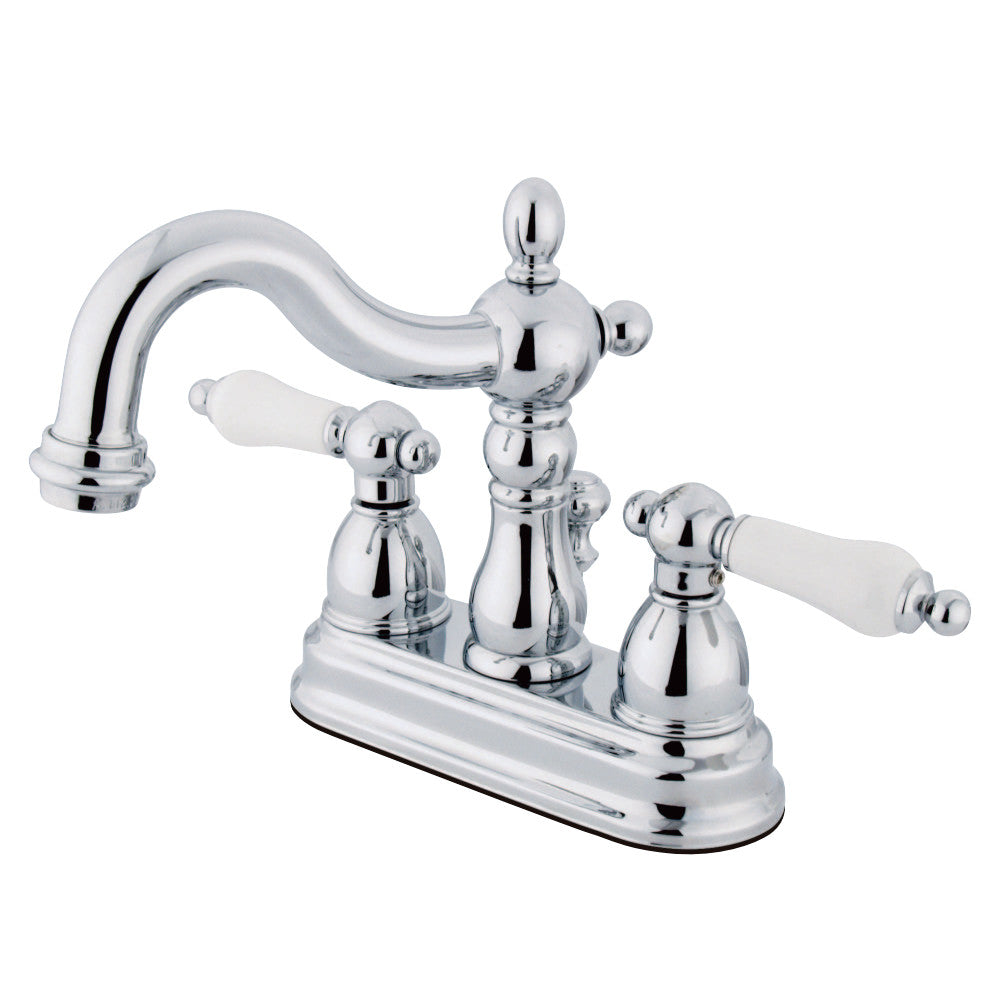 Kingston Brass KB1606PL Heritage 4 in. Centerset Bathroom Faucet