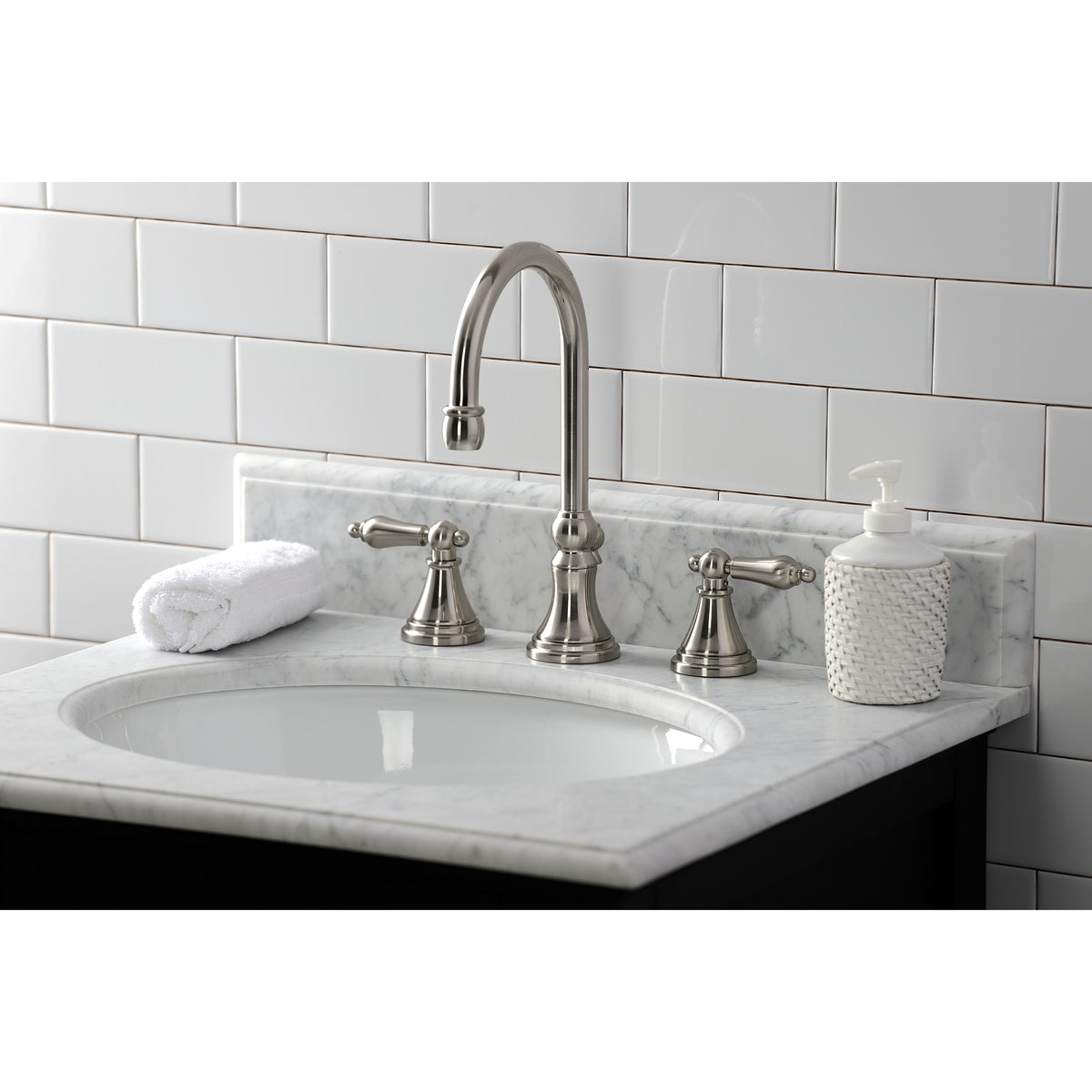 Kingston Brass KS2980AL Governor Widespread Bathroom Faucet
