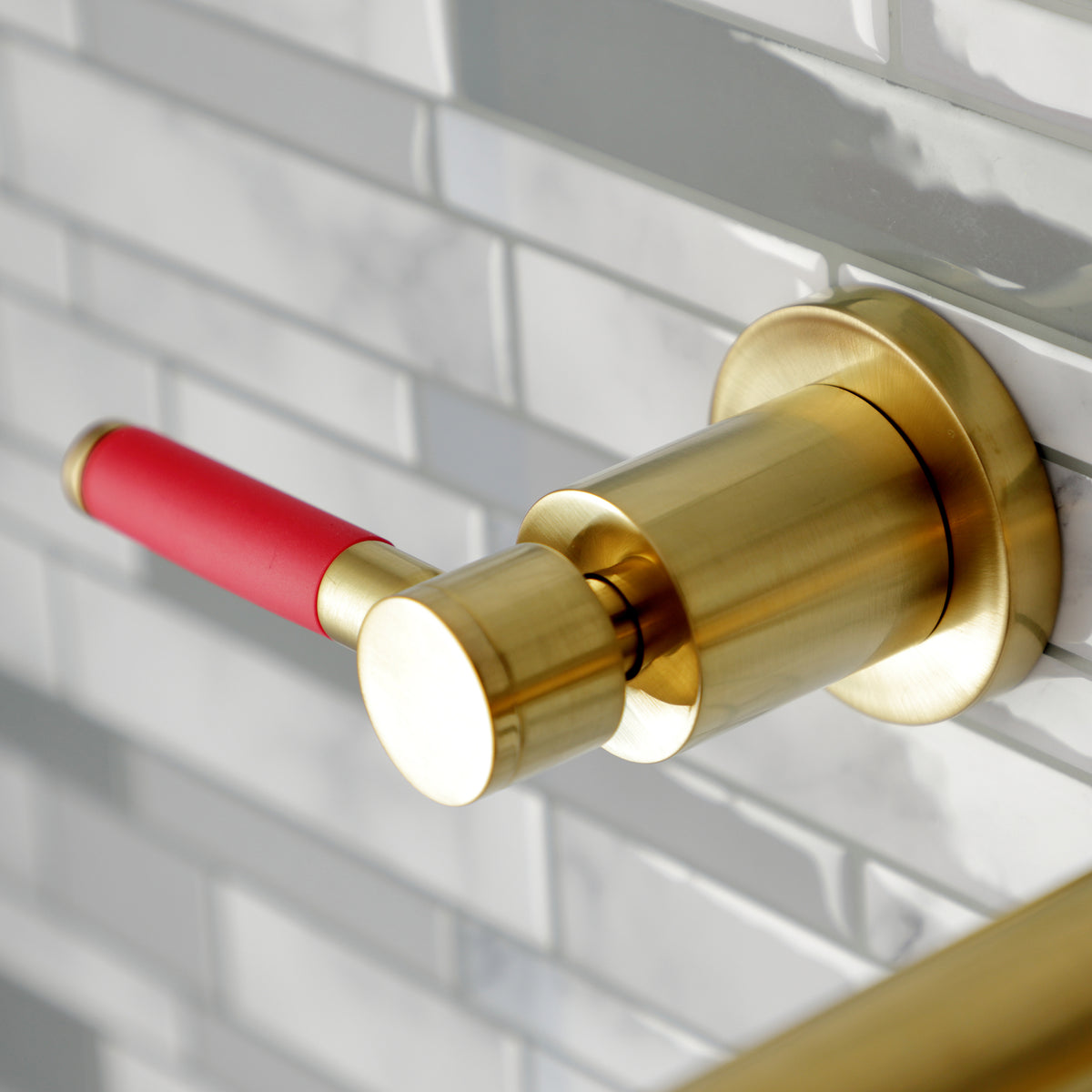 Kingston Brass KS8121DKL Kaiser 2-Handle Wall Mount Bathroom Faucet