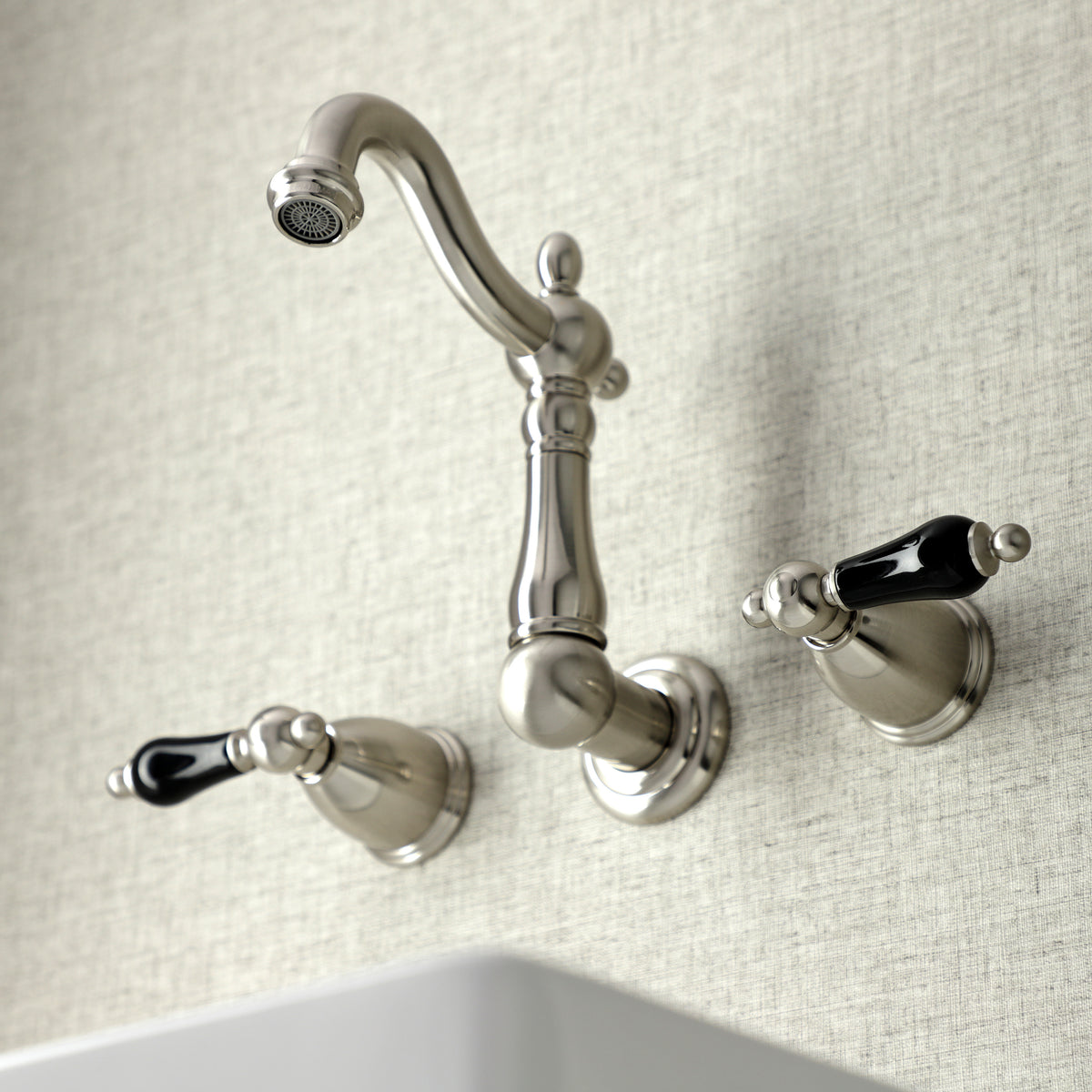 Kingston Brass KS1220PKL Duchess Two-Handle Wall Mount Bathroom Faucet
