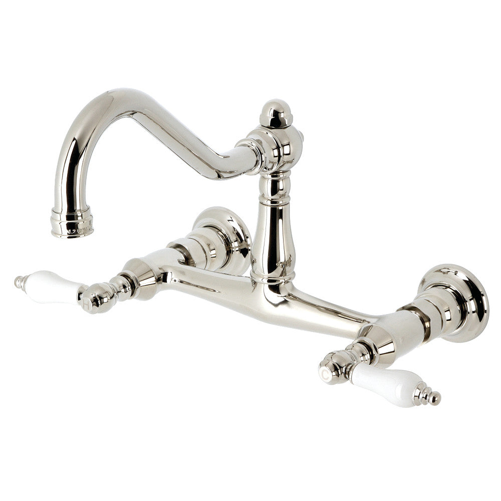 Kingston Brass KS3241PL Vintage Wall Mount Bathroom Faucet