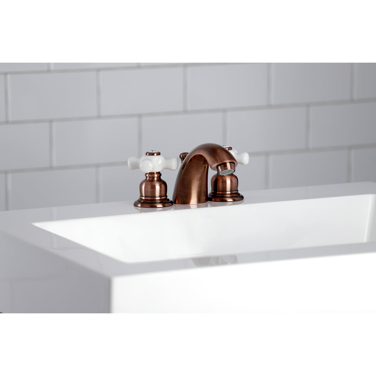 Kingston Brass KB955PX Victorian Mini-Widespread Bathroom Faucet