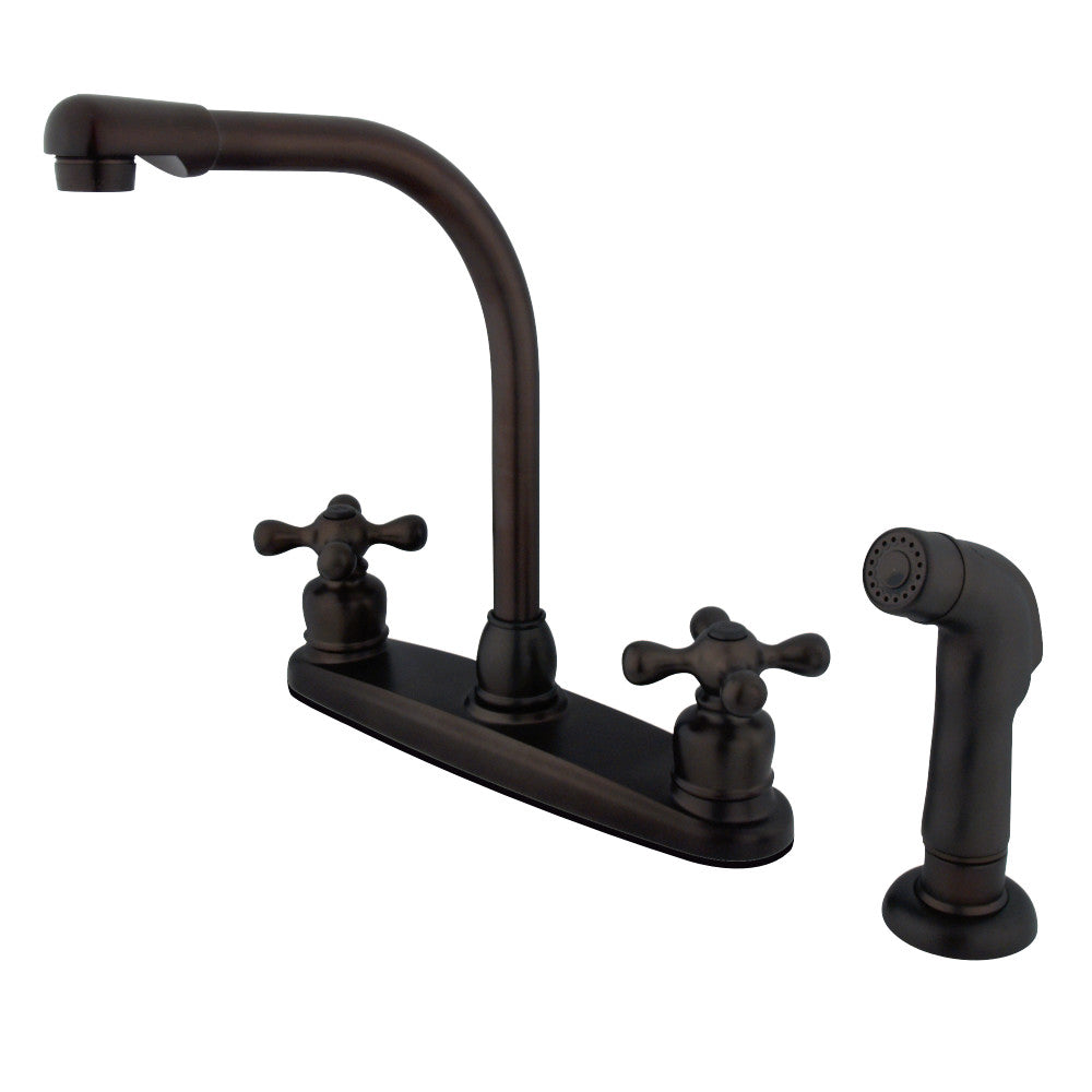 Kingston Brass GKB719AXSP Victorian Centerset Kitchen Faucet