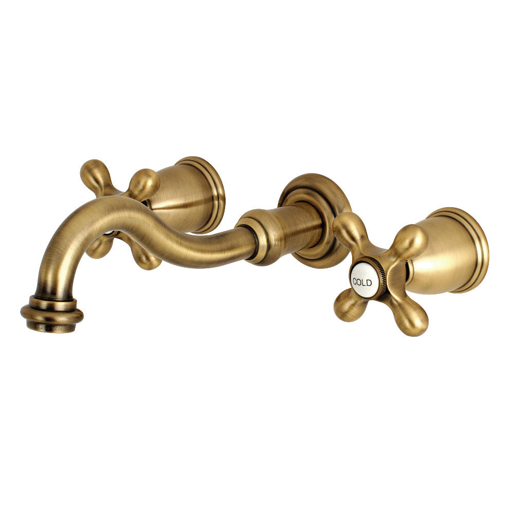 Kingston Brass KS3128AX Vintage 2-Handle Wall Mount Bathroom Faucet