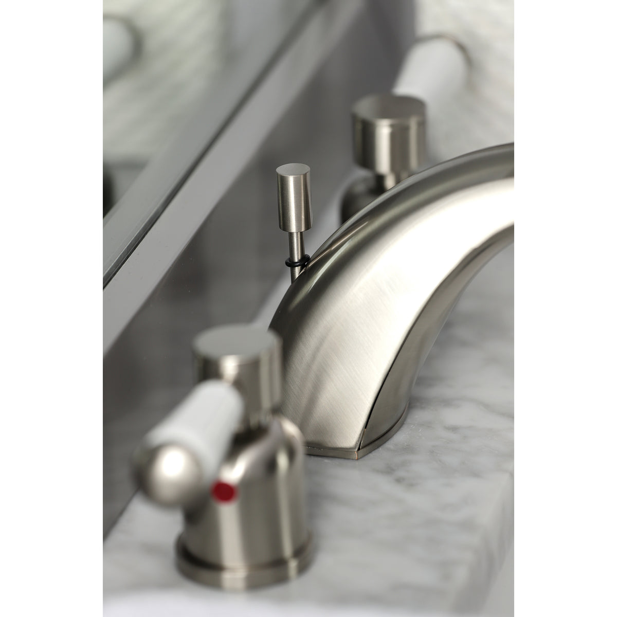 Kingston Brass FB8951DPL Mini-Widespread Bathroom Faucet