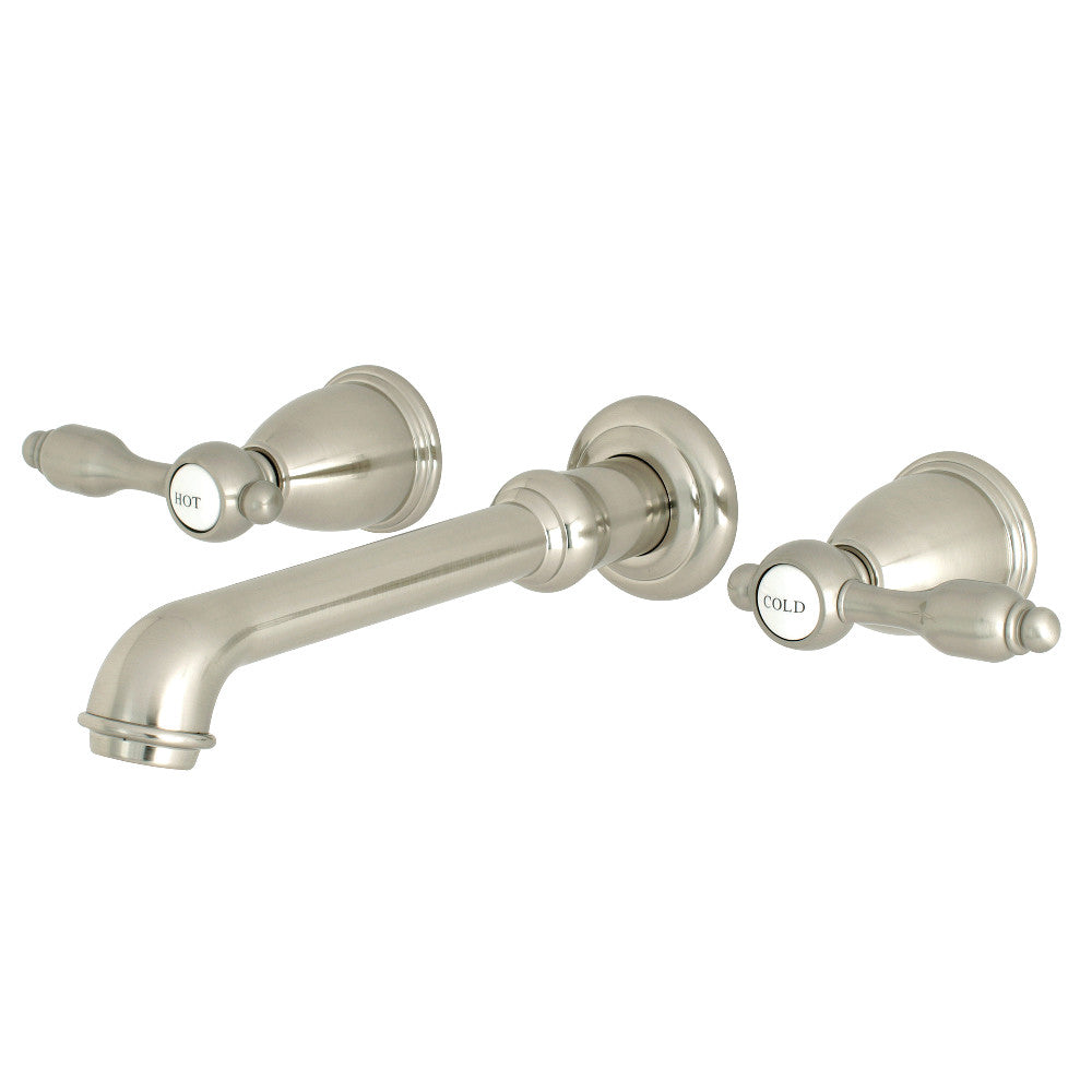 Kingston Brass KS7125TAL Tudor Two-Handle Wall Mount Bathroom Faucet