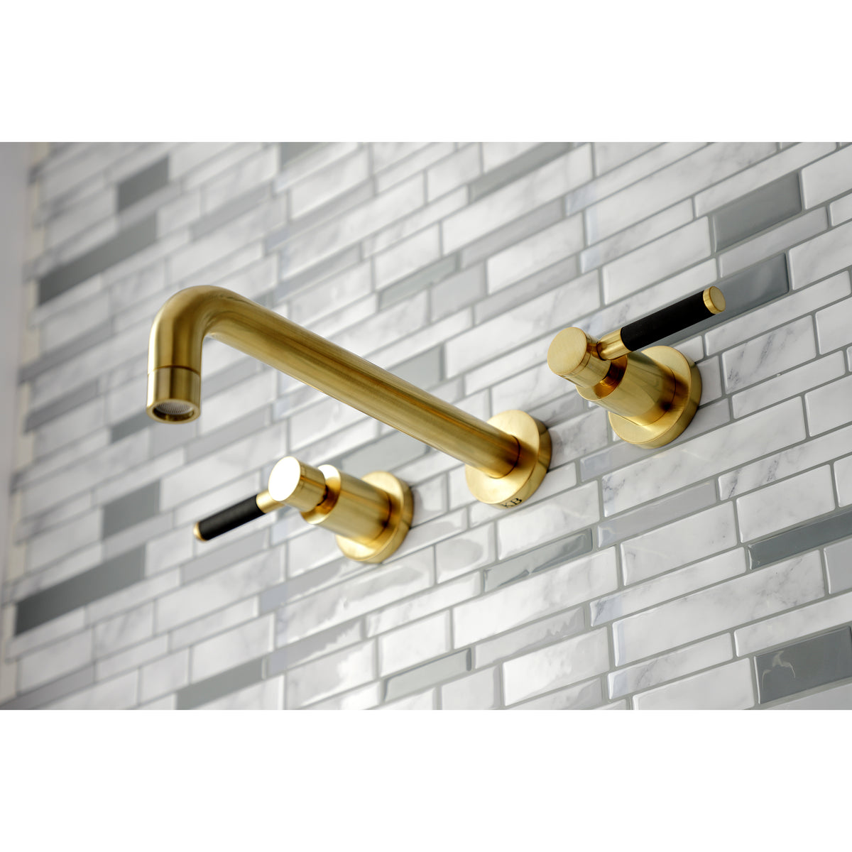 Kaiser Two-Handle Wall Mount Tub Faucet