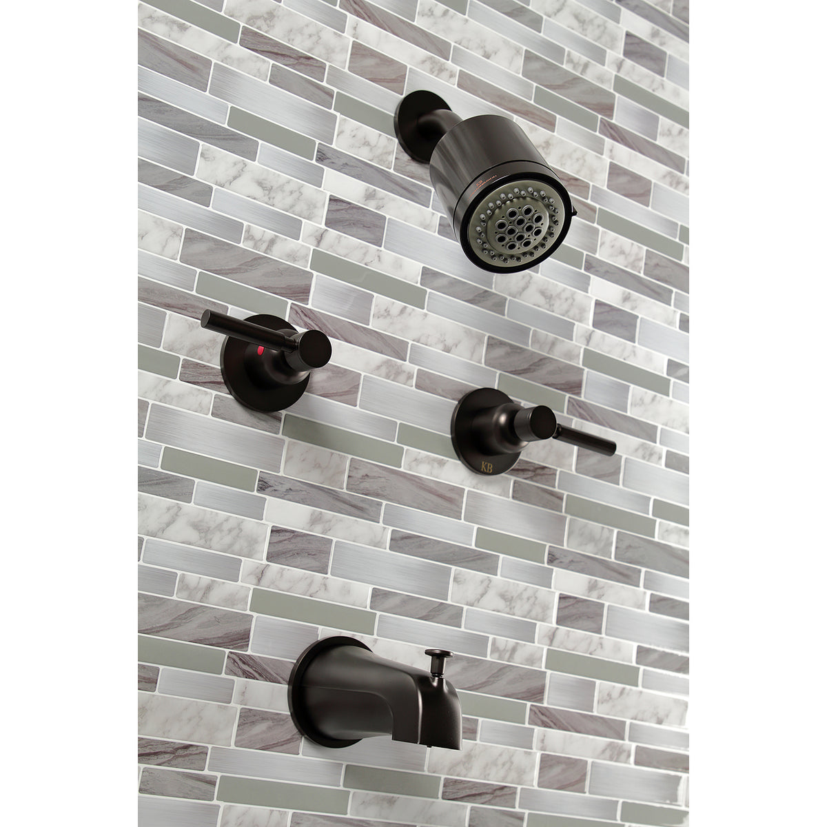 Concord Two-Handle Tub and Shower Faucet