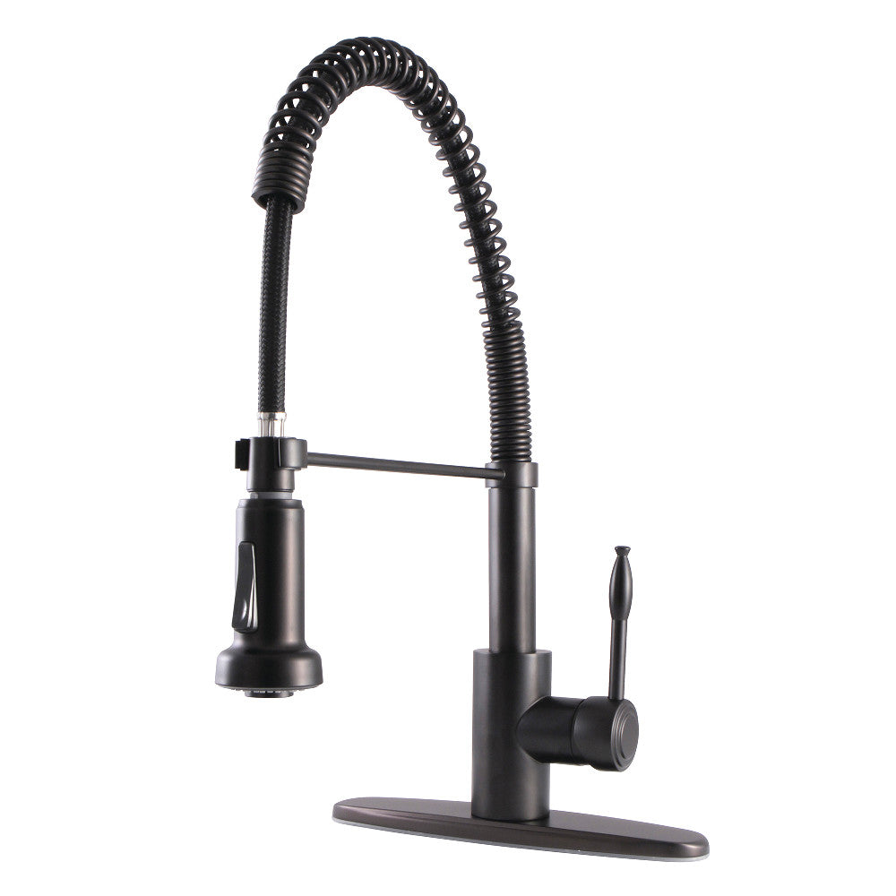 Gourmetier GSY8885NKL Nustudio Single-Handle Pre-Rinse Kitchen Faucet