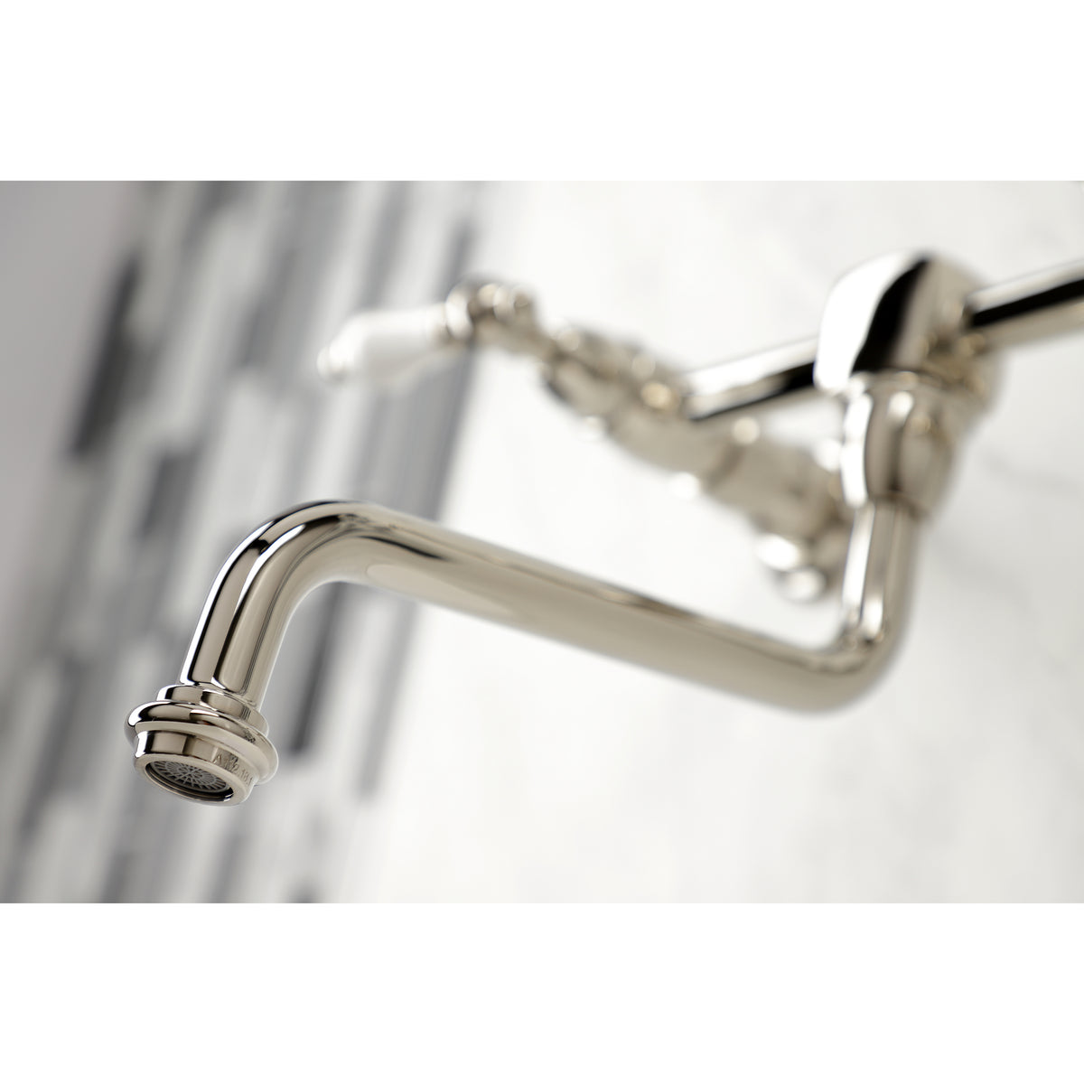 Kingston Brass KS1215PL Heritage Wall Mount Bathroom Faucet