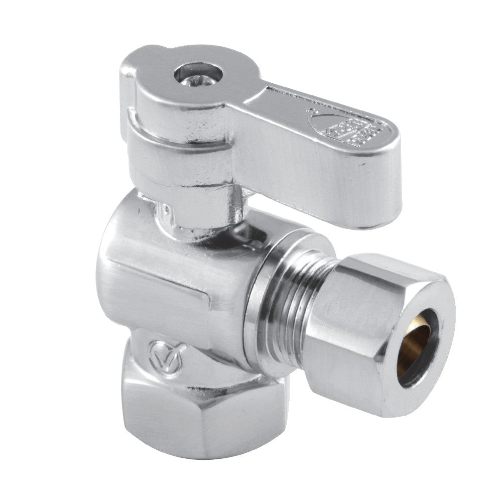 Kingston Brass 3/8&quot; FIP X 3/8&quot; OD Comp Angle Stop Valve