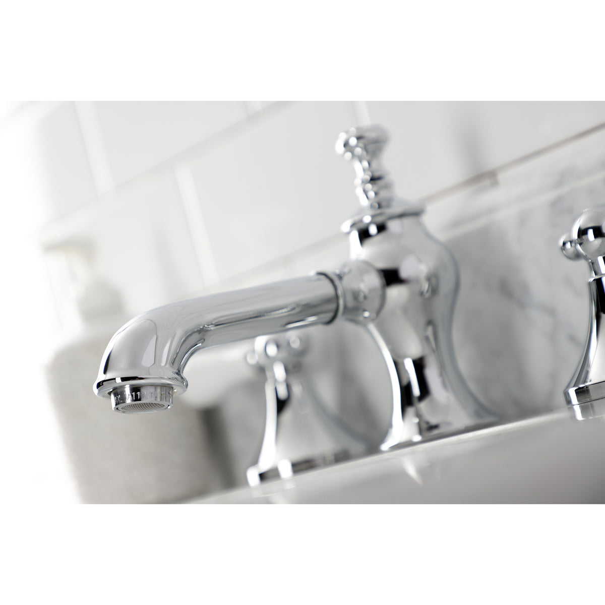 Kingston Brass KC7063PL Vintage 8 in. Widespread Bathroom Faucet