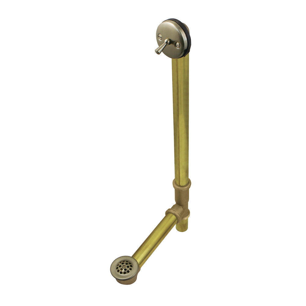 Kingston Brass 20-Inch Trip Lever Waste and Overflow with Grid