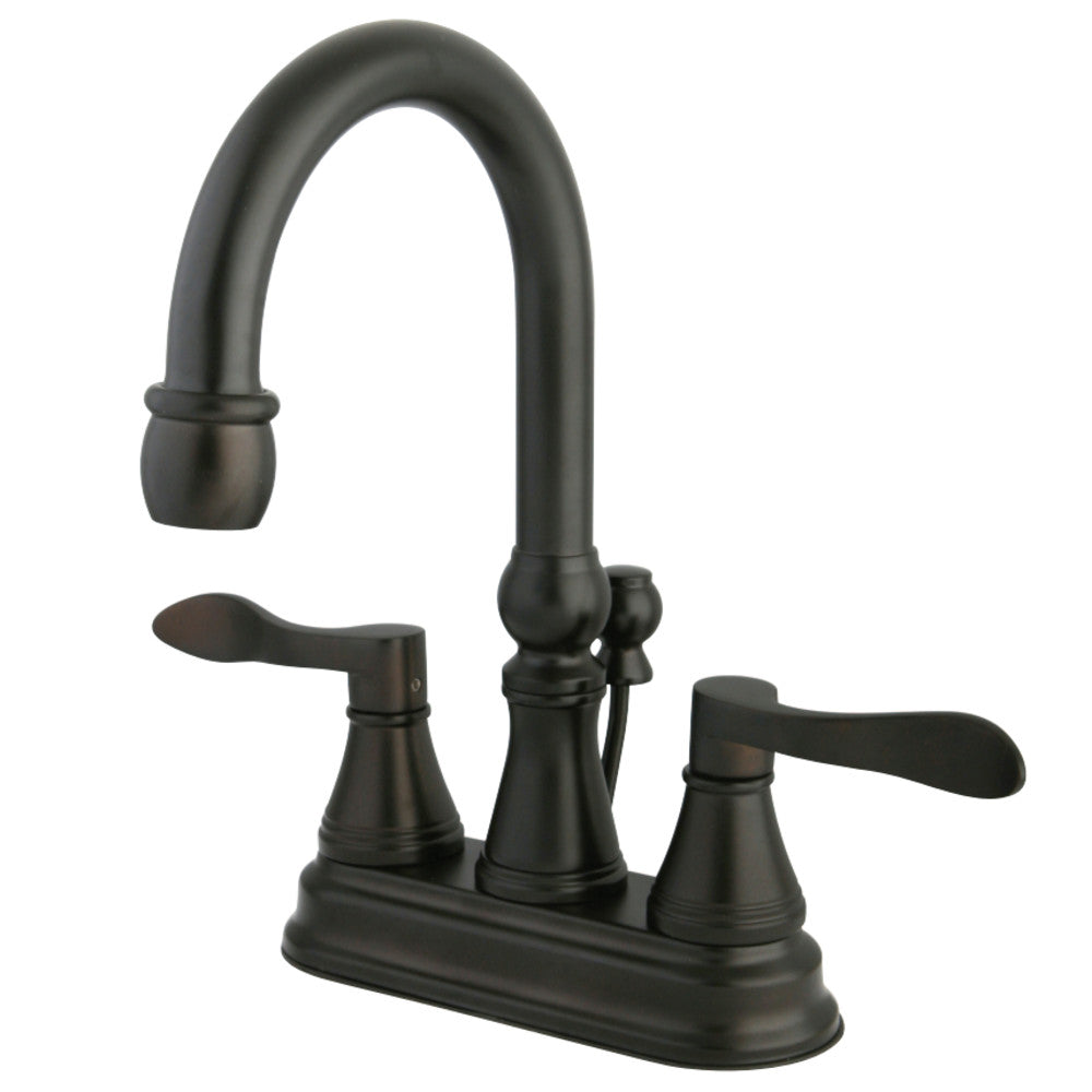 Kingston Brass KS2612DFL 4 in. Centerset Bathroom Faucet